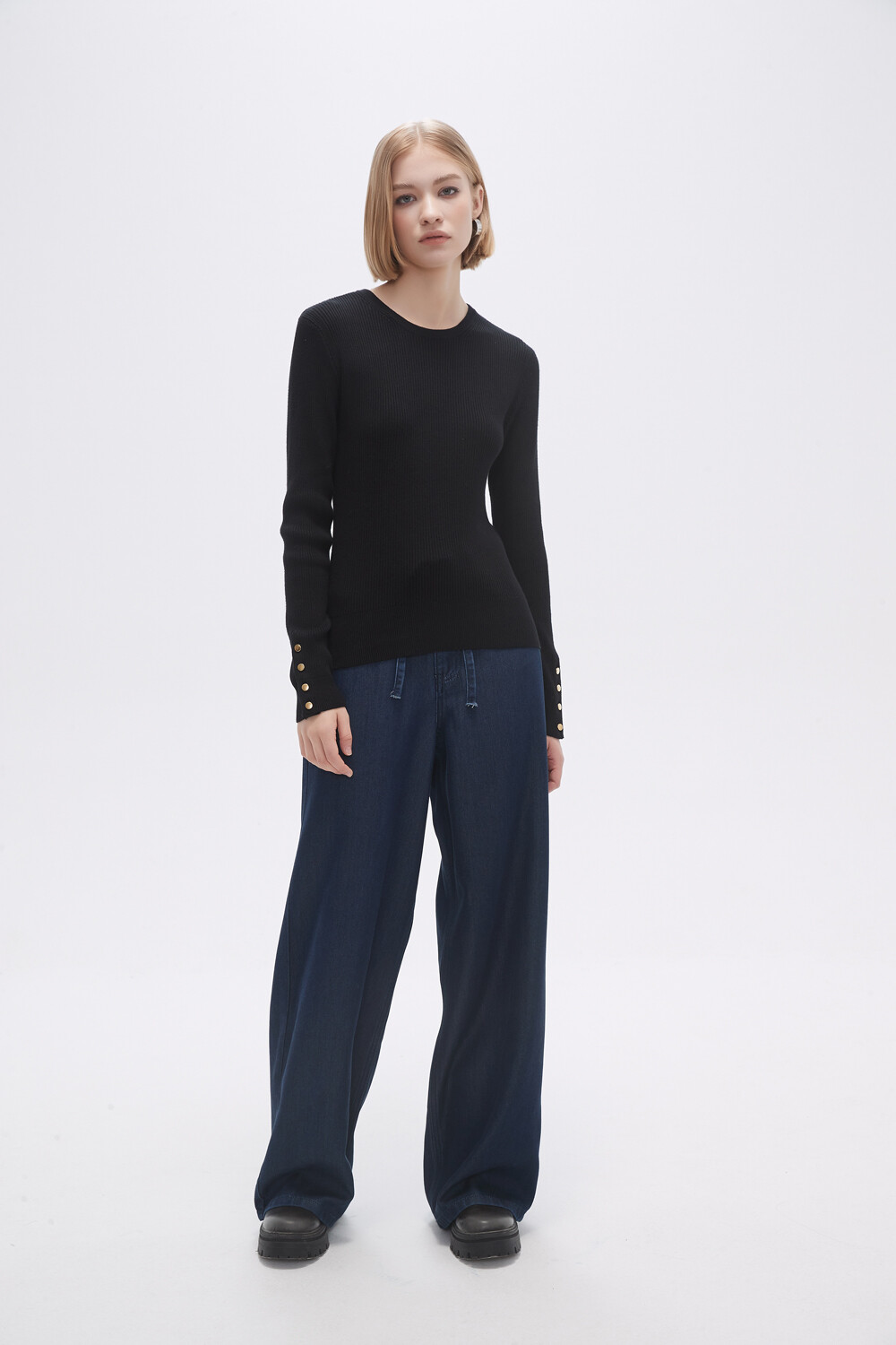 Remera Brune Negro