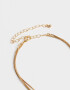Collares Largos Collar Largo Multicadena Con Corazón - Dorado