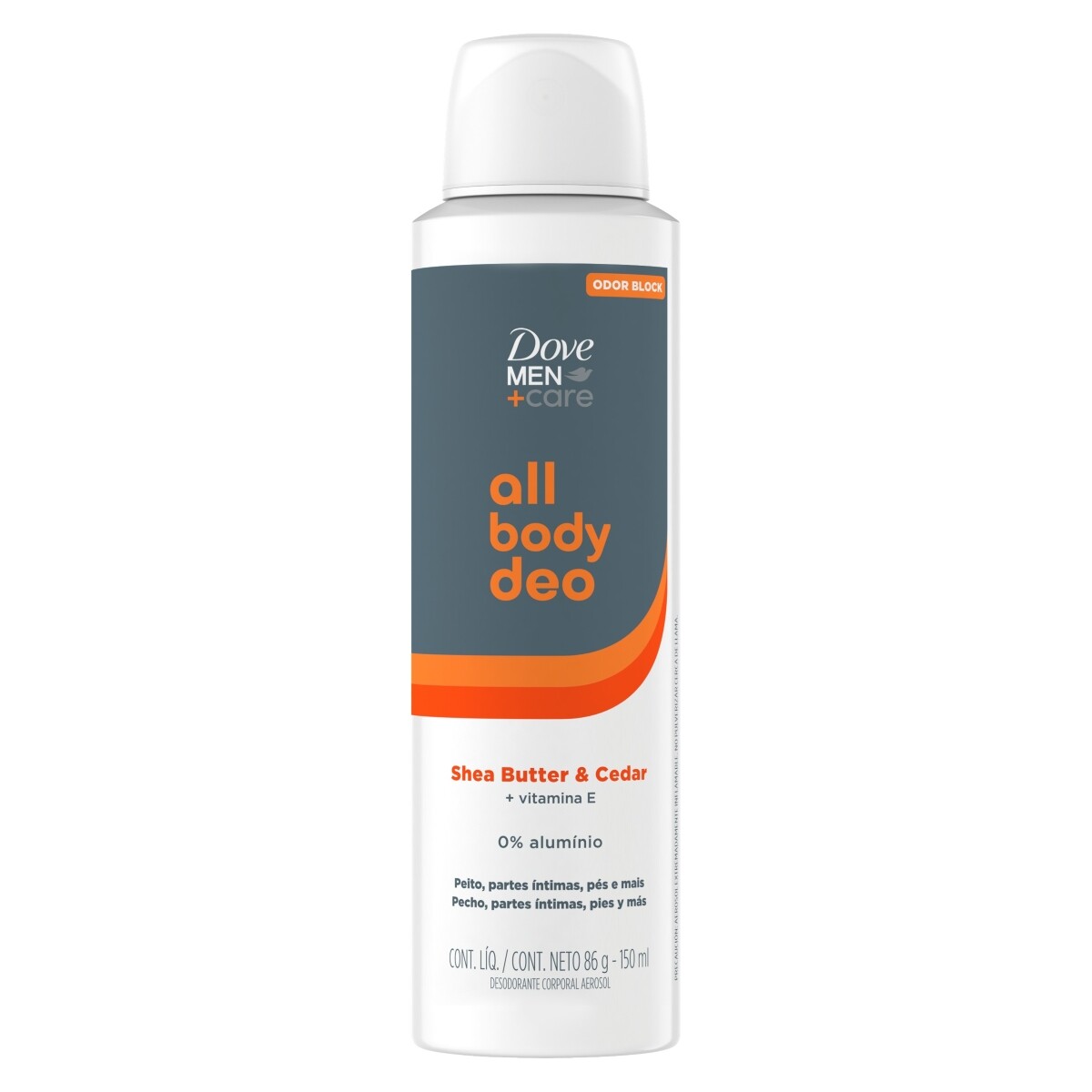 DOVE MEN DEO AER AOB SHEA CEDAR X 150ML 