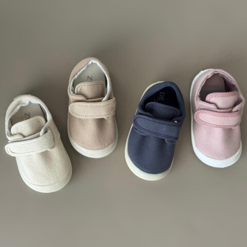 Zapatillas De Lona Prusiano Baby Rosa Viejo