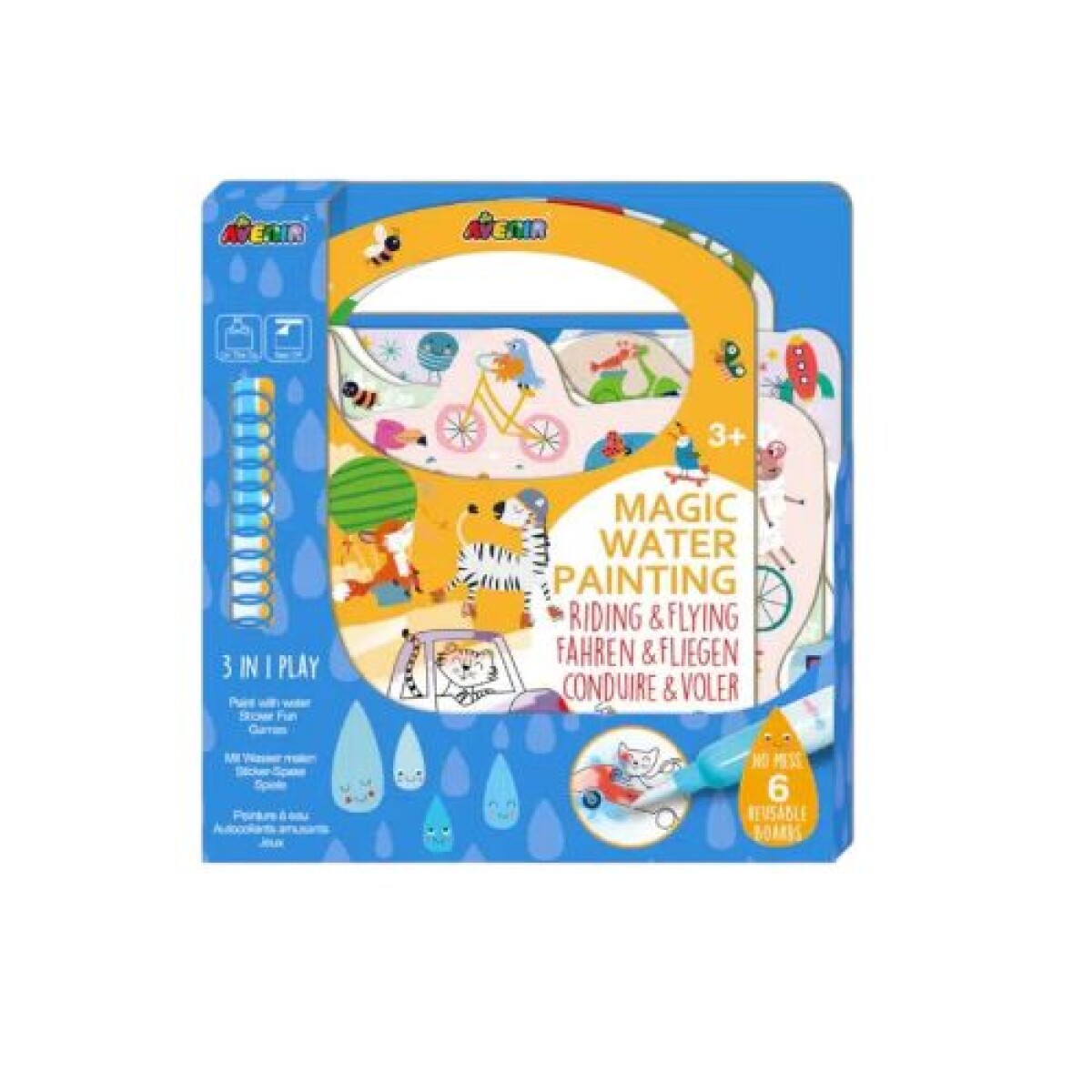 Libro Magico para Pintar con Agua- Transporte - Libro Magico Para Pintar Con Agua- Transporte 