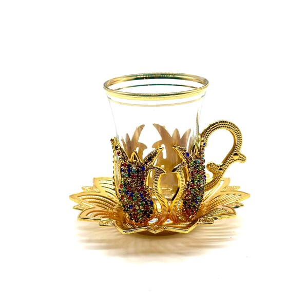 Taza de té vip dore x1 Swarovski color