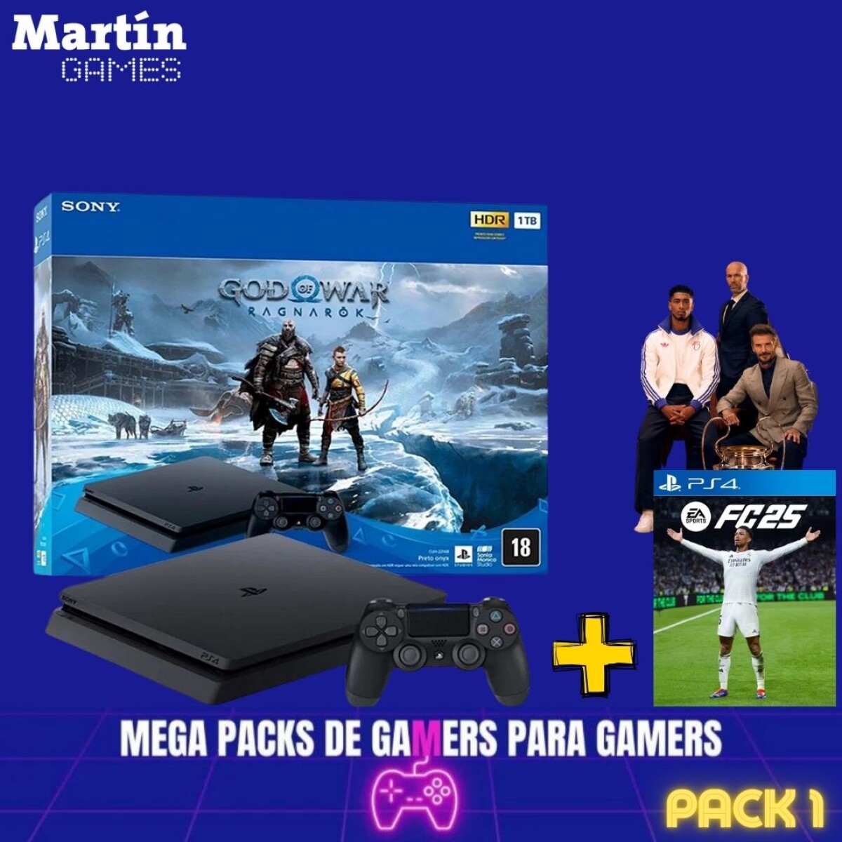 PS4 PLAYSTATION 4 SLIM 1TB RECERT + 1 JUEGO A ELECCION 