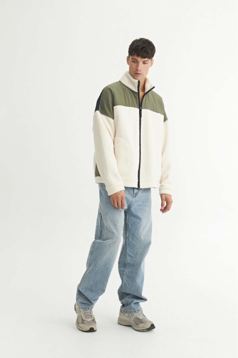 Campera sherpa March - Crudo 