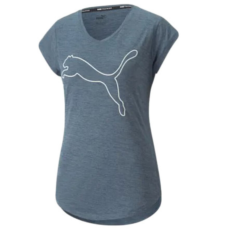 Remera de Mujer Puma Train Fav CAT Azul Piedra