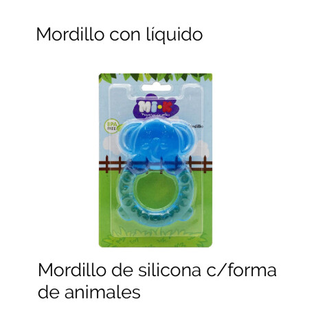 Mordillo Silicona C/líquido Animalesmi-k Unica