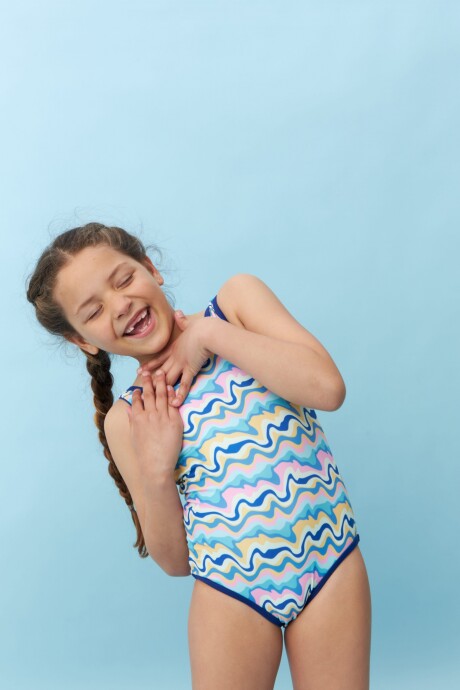 Traje de baño Wila Azul