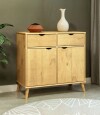 Comoda 2 puertas 2 cajones Linea Dublin Marron