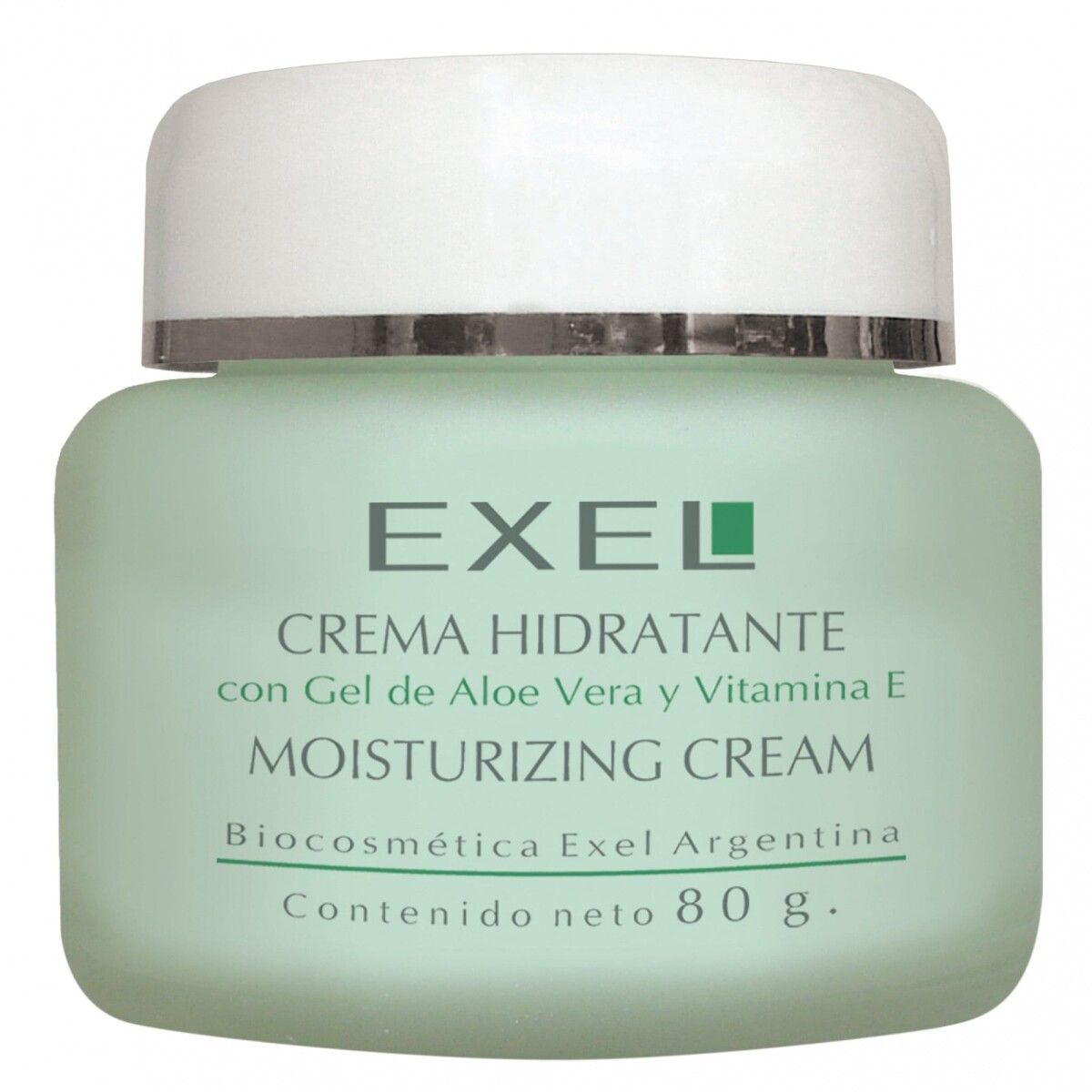 EXEL Crema Hidratante con Gel de Aloe Vera y Vitamina E 80 ml 
