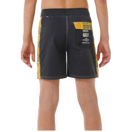 Boardshort Rip Curl Future Evolution Mirage - Boy- Negro Boardshort Rip Curl Future Evolution Mirage - Boy- Negro