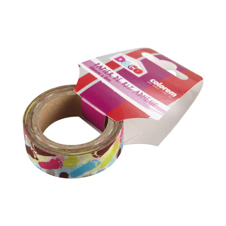 CINTA DE ENMASCARAR PAPEL MULTICOLOR FEET