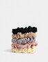 Skunzies Set por 10 Set De Scrunchies - Combinacion Bicolor