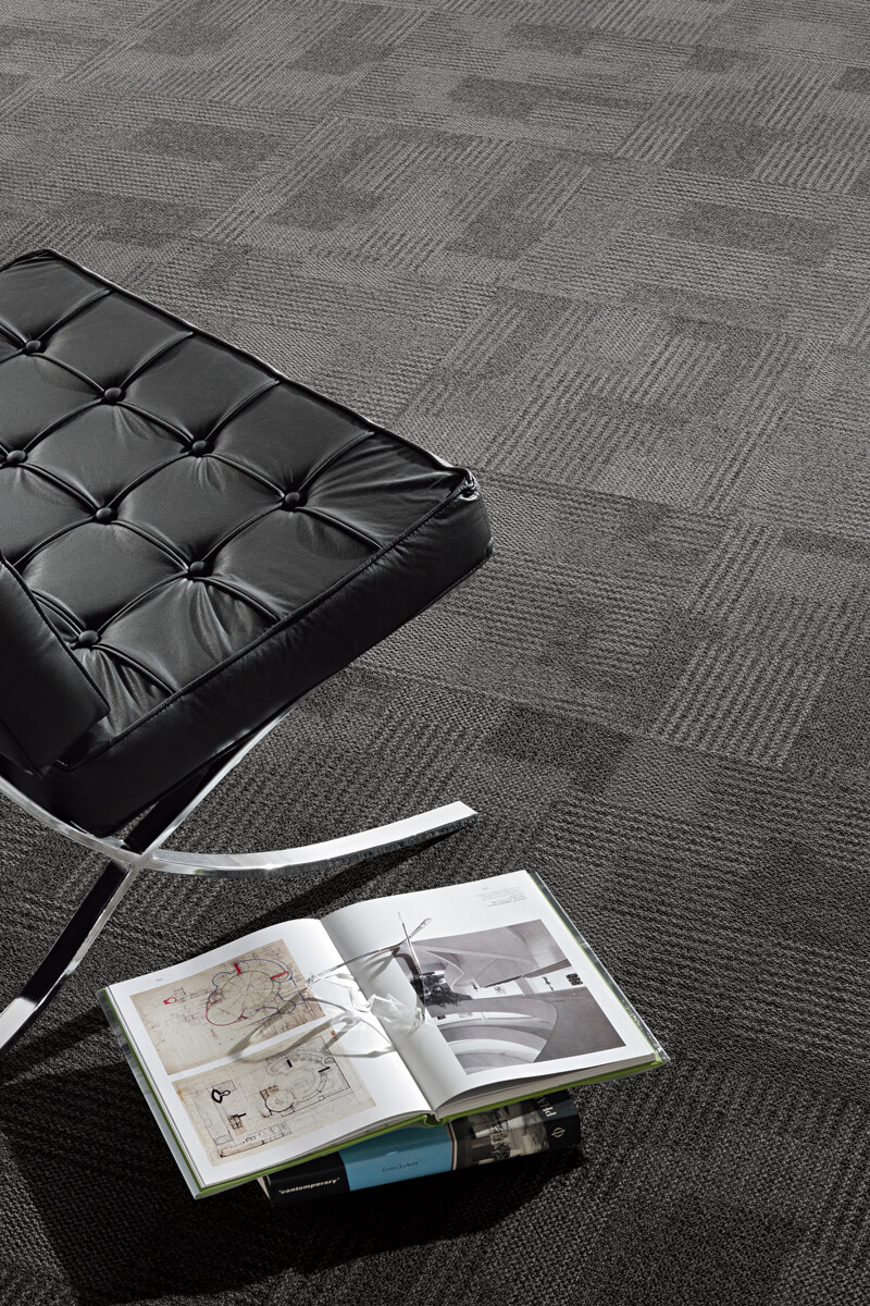 INTERLUDE MODULAR BAC MOQUETTE MODULAR INTERLUDE 50X50CM 054 STEEL