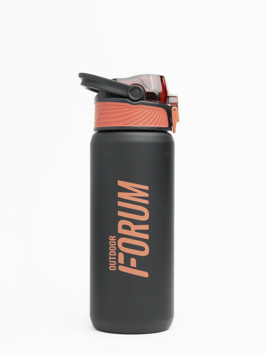 Botella engomada Active - Negro/Rojo 