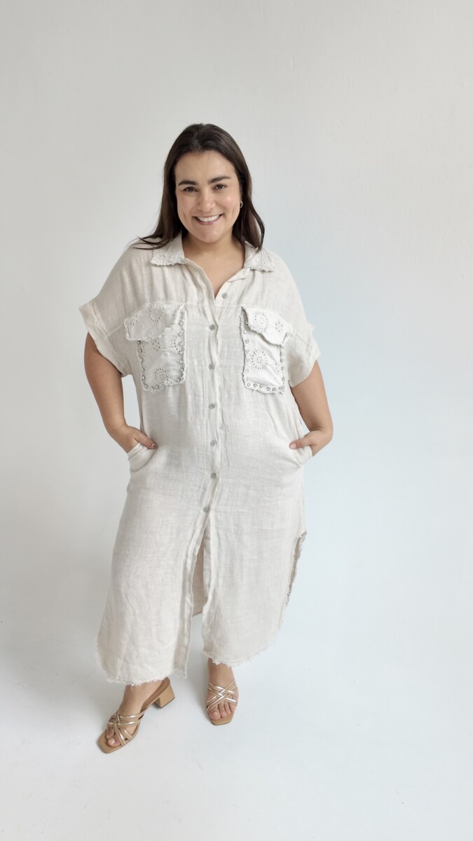 Vestido Oslo - Vestido Oslo Beige 