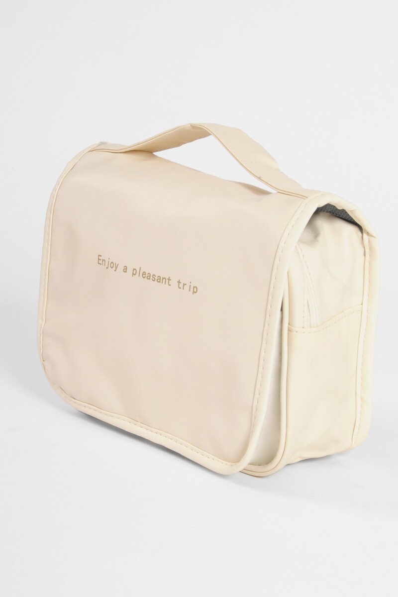 Organizador de viaje colgante beige