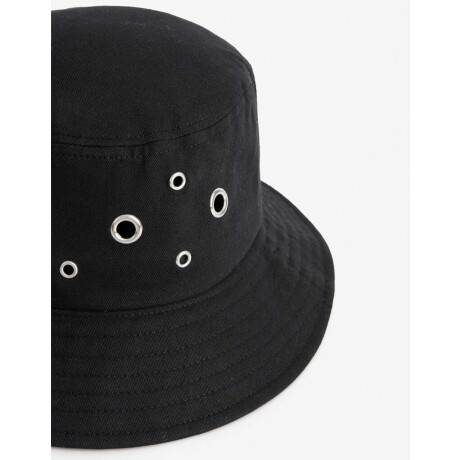 Sombrero Piluso Con Ojales Negro