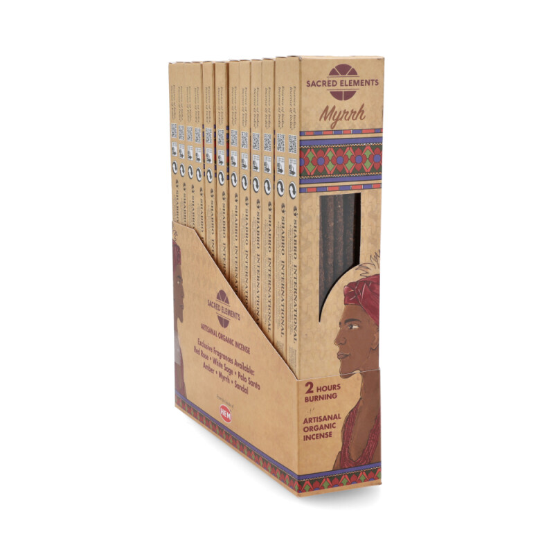 INCIENSO HEM ELEMENTOS SAGRADOS CAJA X12 Mirra