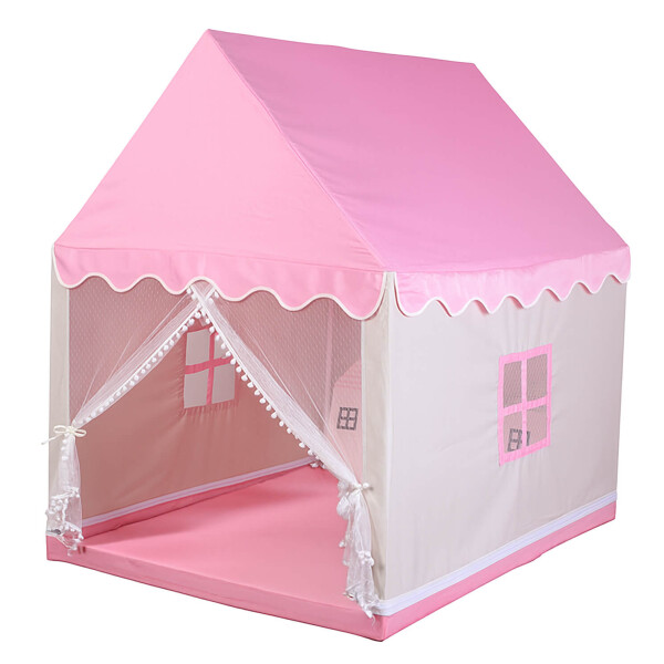 Carpa Casita Infantil IMBACK IBK-CAR005 | Casa de Juegos Estilo Hogar con Cortinas, Plegable y Resistente Rosa Carpa Casita Infantil IMBACK IBK-CAR005 | Casa de Juegos Estilo Hogar con Cortinas, Plegable y Resistente Rosa