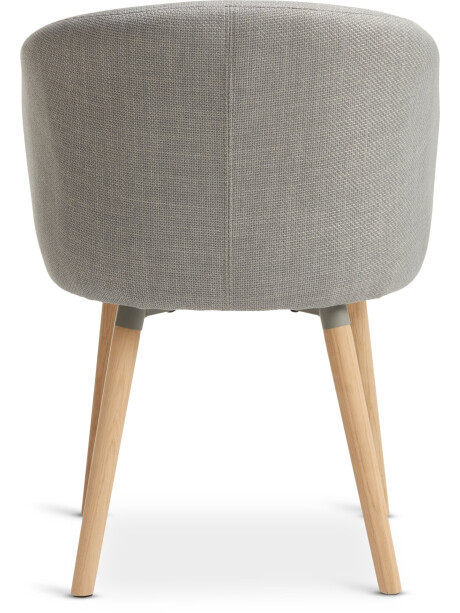 Silla de comedor KLOSTER tela gris claro/roble Silla de comedor KLOSTER tela gris claro/roble