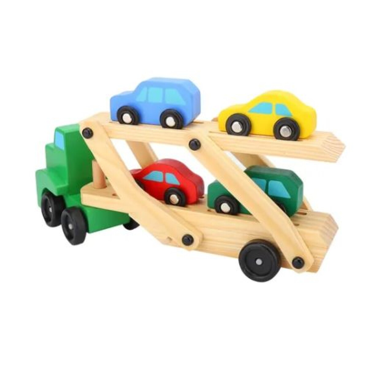 Camión Double Decker Madera 