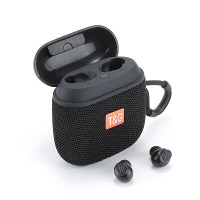 Parlante portátil mini con auriculares BT TG809 2 en 1 Parlante portátil mini con auriculares BT TG809 2 en 1