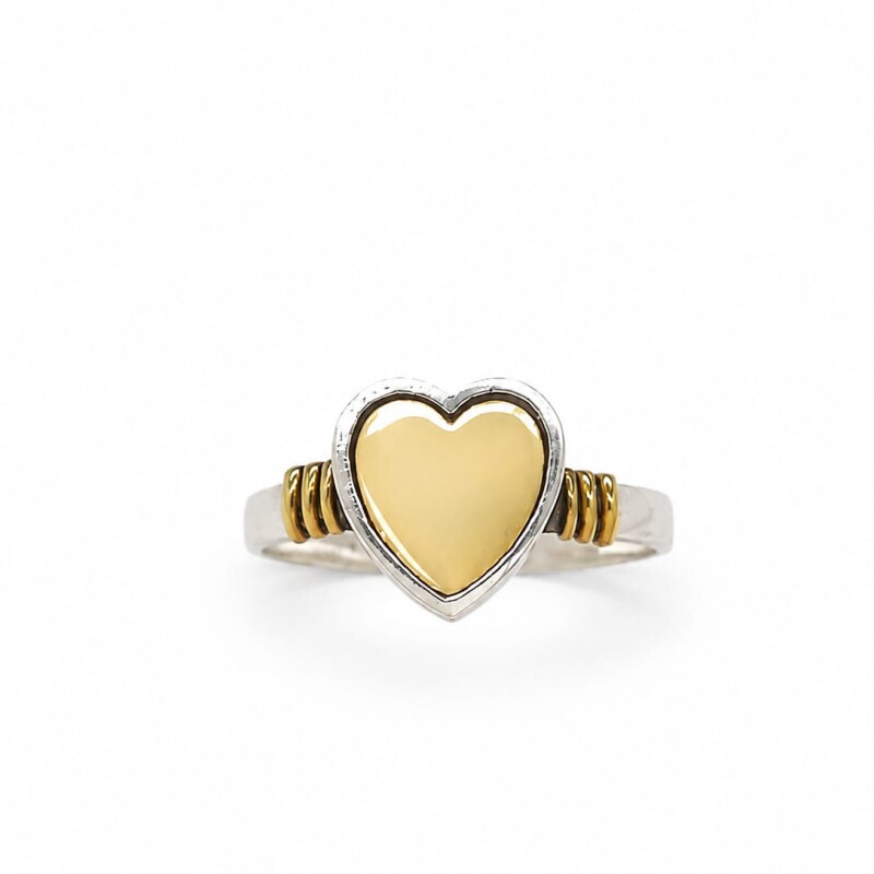 Anillo con corazón al centro Anillo con corazón al centro
