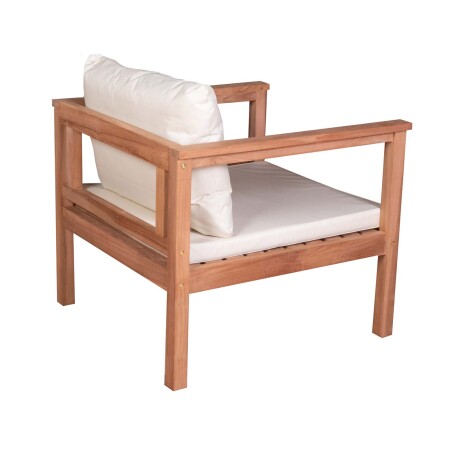 SET DE LIVING MADERA NATURAL-BEIGE VALENCIA