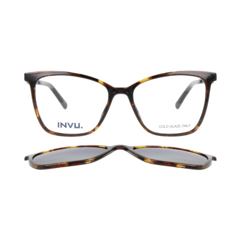 INVU Clip-On M4205B col Demi/black polarizado Invu Clip-on M4205b Col Demi/black Polarizado