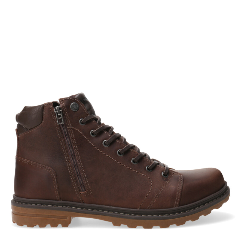 Bota de Mujer Freeway Avril Casual Marrón Chocolate (Cuero Graso)