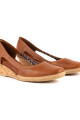 Zapato Taco Corrido Cuero Terra