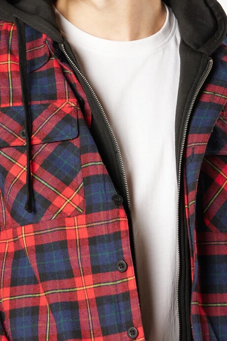 CAMISA MOGNA RUSTY Rojo