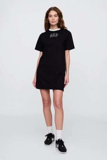 Vestido Logo Gap Mujer Black 1