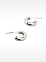 Aros Cortos - Plata De Ley 925 plateado