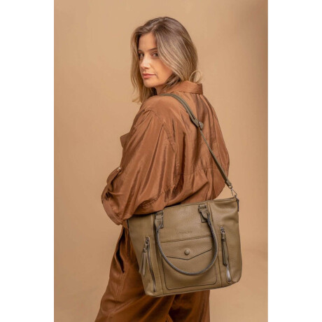 Cartera Malvon Verde Militar