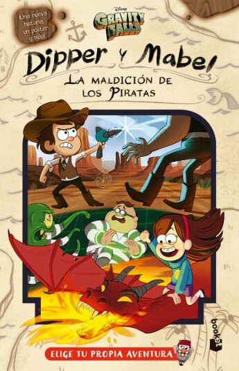Gravity Falls. Dipper y Mabel. La maldición de los piratas Gravity Falls. Dipper y Mabel. La maldición de los piratas