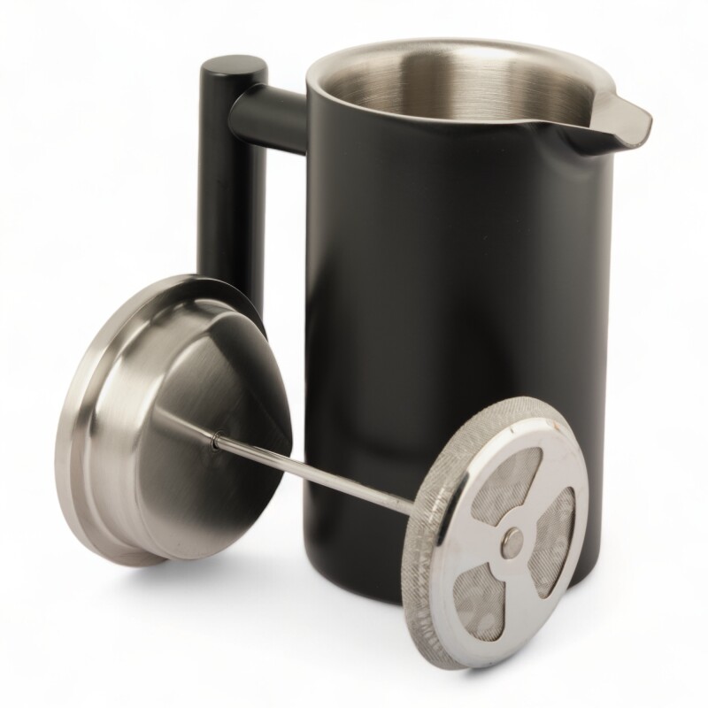 Cafetera Prensa Francesa Doble Parede Ac-Inox 600ml Negro
