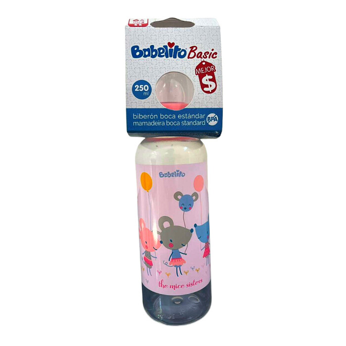 BABELITO BIB PP TET SIL T2 ROSA X 250 única