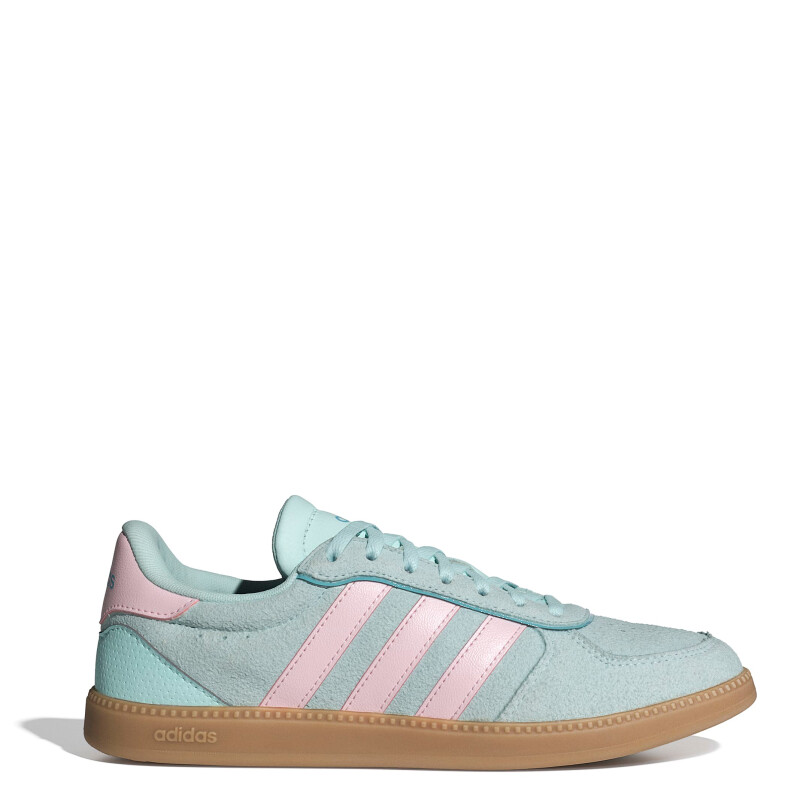 Championes de Mujer Adidas Breaknet Sleek Verde - Rosado