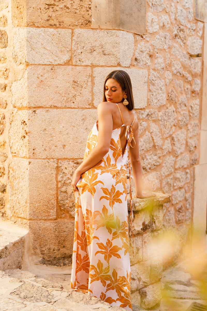 VESTIDO SIENNA AMBER HEAT BLAZE 
