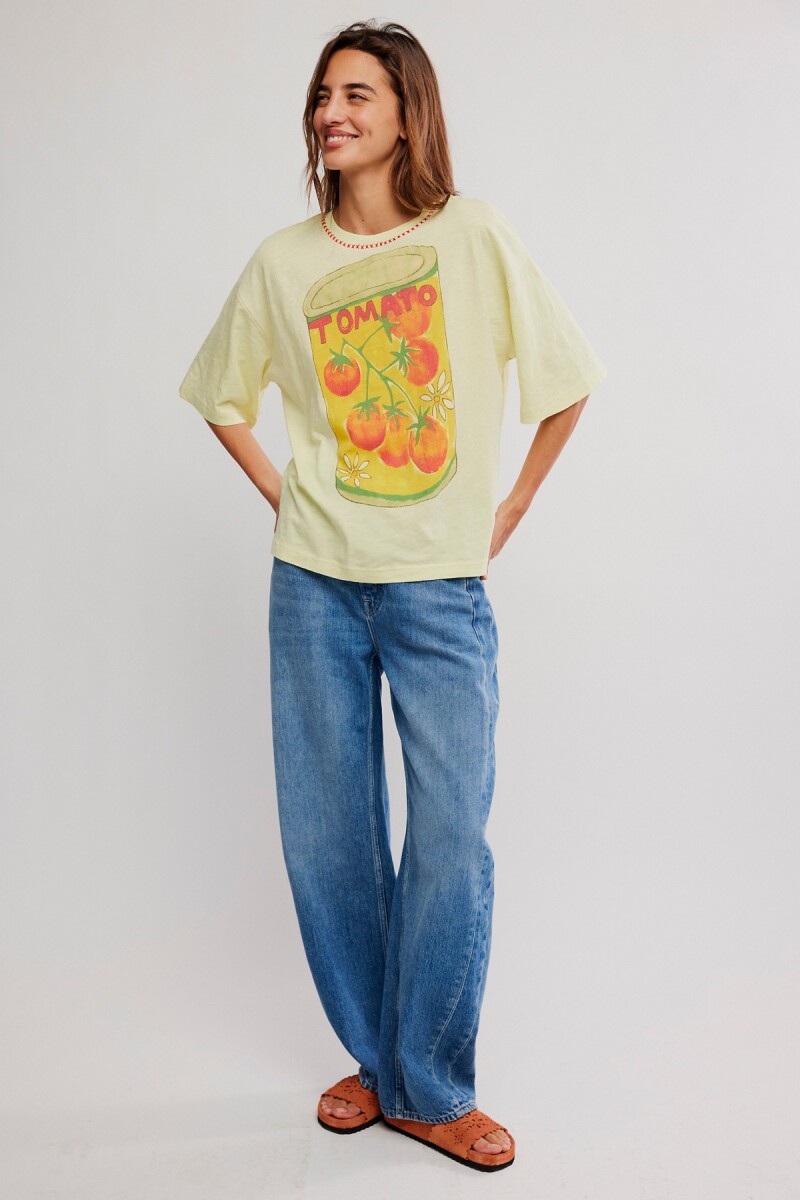 REMERA IN SPRING Amarillo