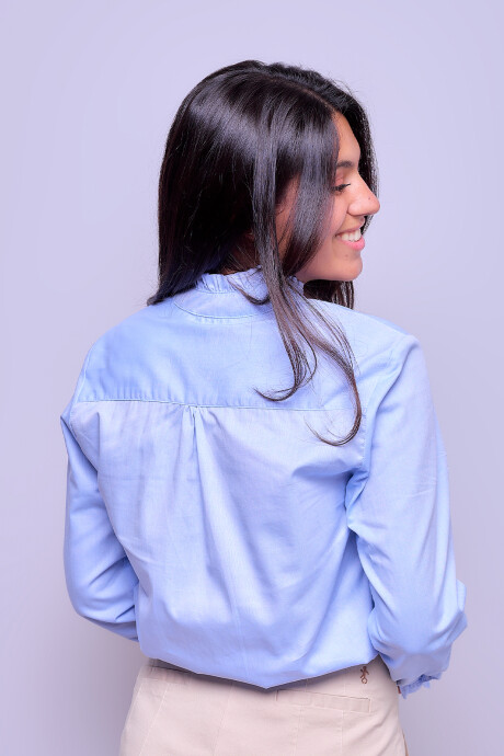 Camisa Clara Celeste