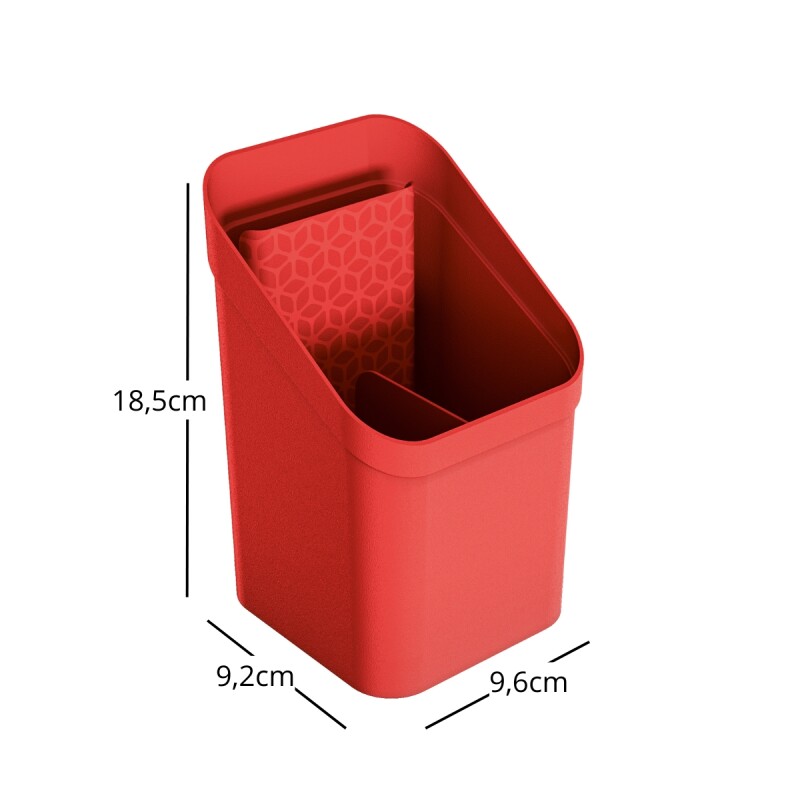 Escurridor de cubiertos ROJO