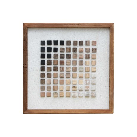 CUADRO MADERA NATURAL-BEIGE FE8107