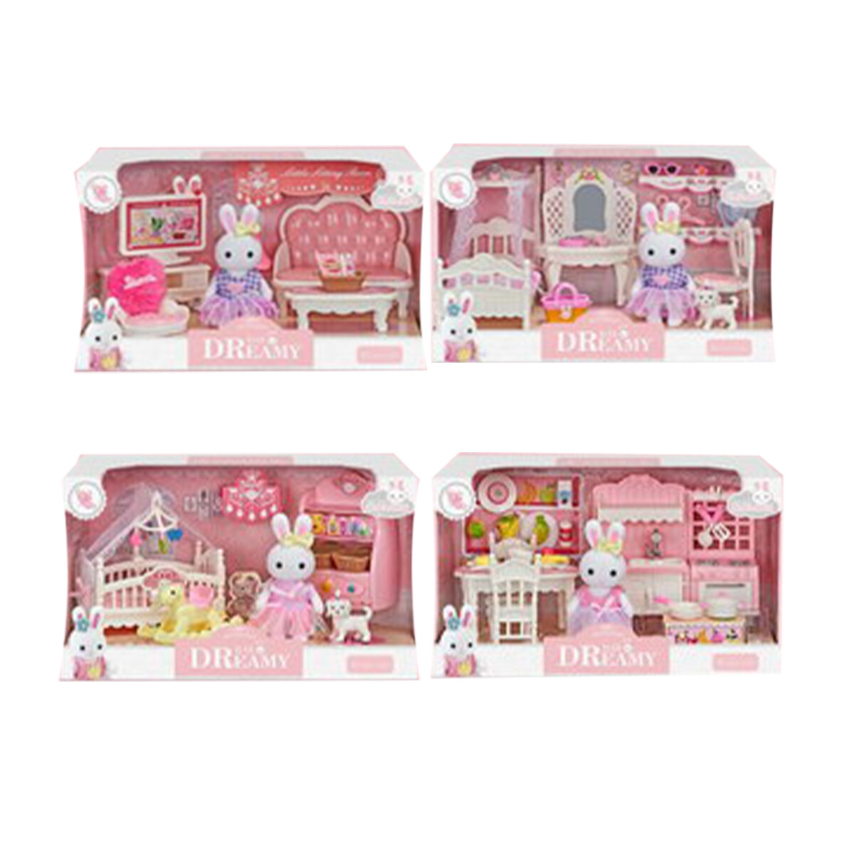 Muñeca Con Accesorios - 4 Diseños Surtidos 