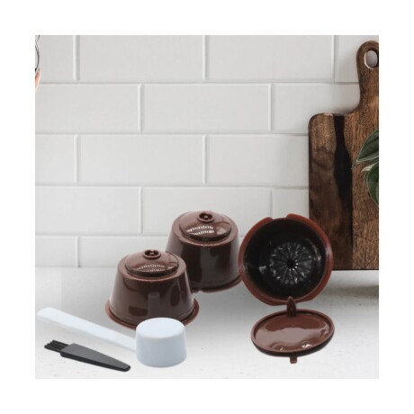 ECOCAPSULAS DE CAFÉ REUTILIZABLES 50ML 5PCS BLANCO