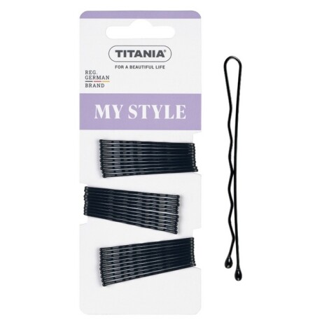 Titania Pinza para Pelo Color Negro Titania Pinza para Pelo Color Negro