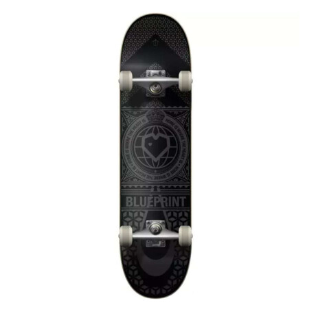 Skate Armado Blueprint Home Heart Black 8.5
