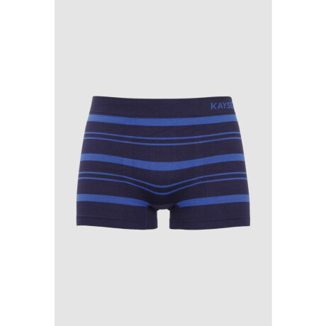 Boxer microfibra rayado Azul