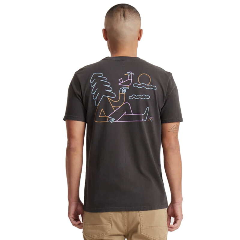 Remera Roark Unhustle - Negro Remera Roark Unhustle - Negro